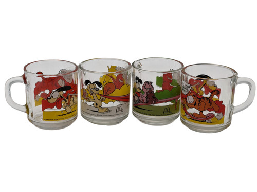Set garfield mugs coffee - 4,
